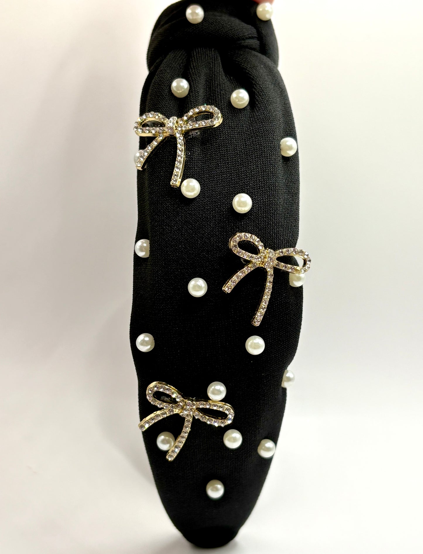 Black Bow Headband