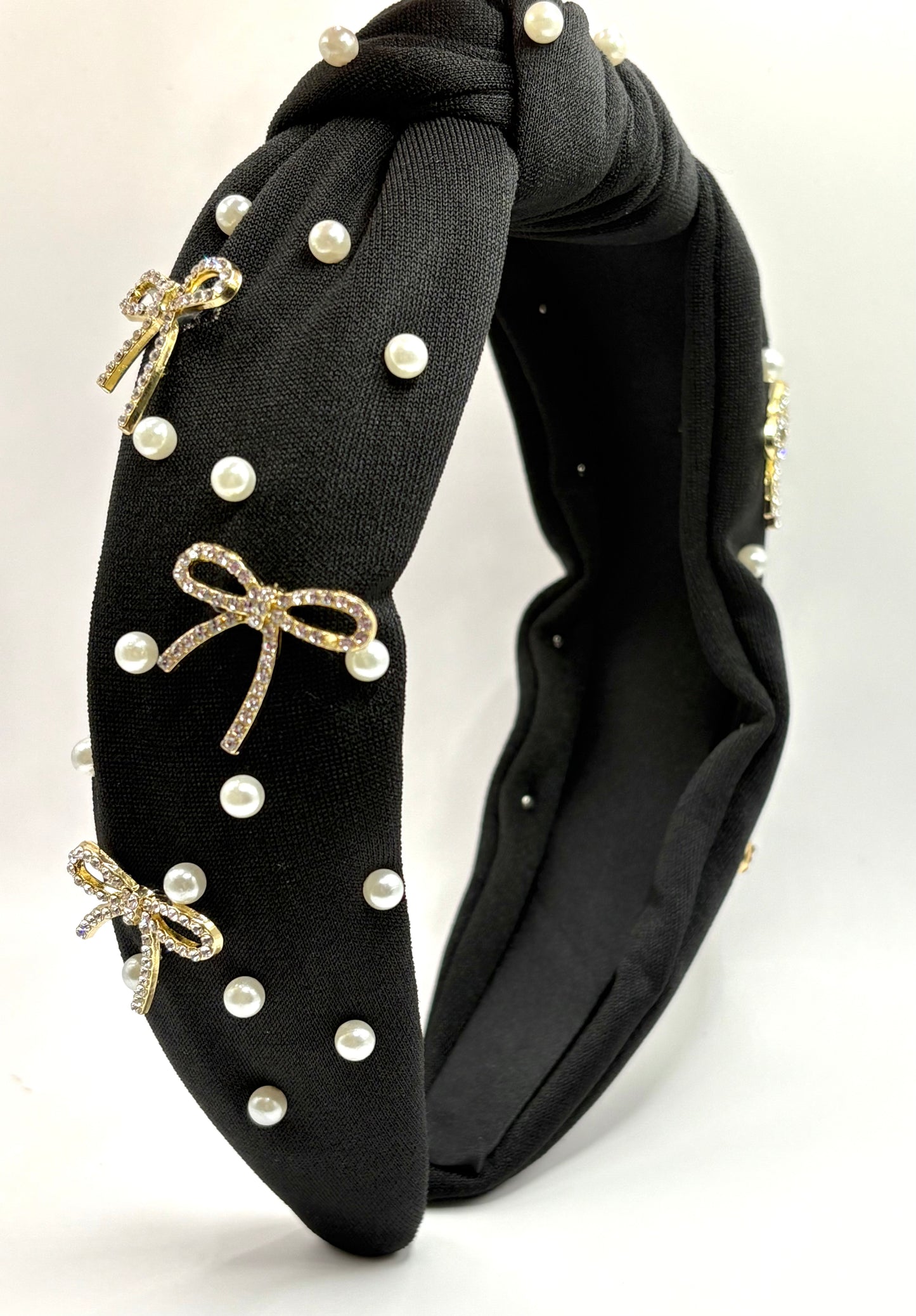 Black Bow Headband
