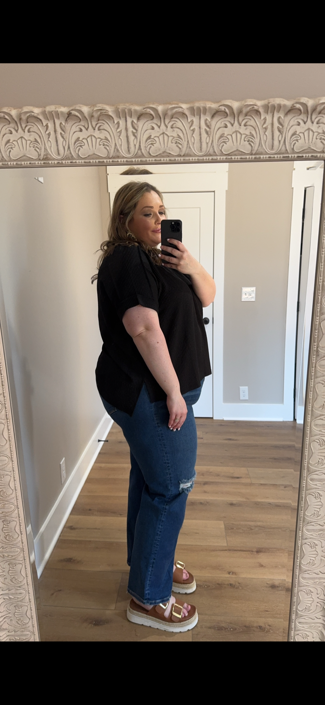 Short Sleeve Ribbed Top