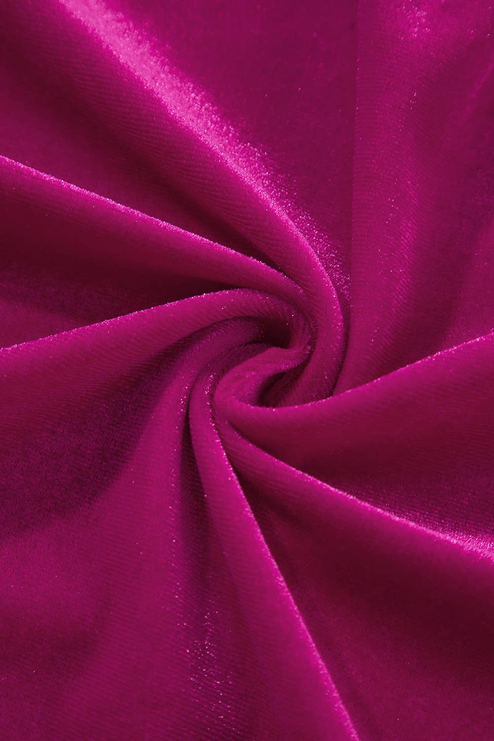 Fuchsia Ruffled Long Sleeve Blouse