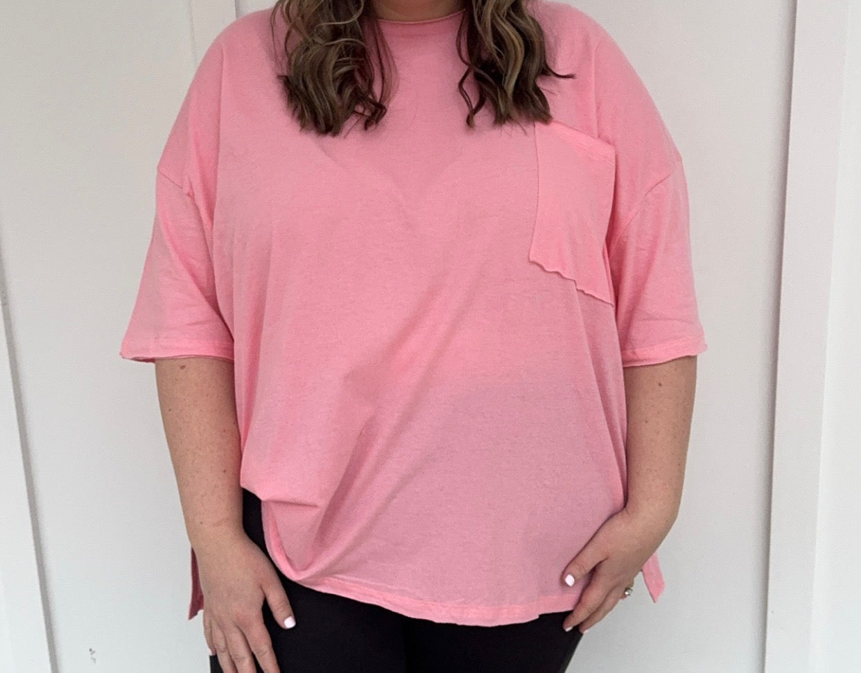 Oversized Front Pocket T-shirt