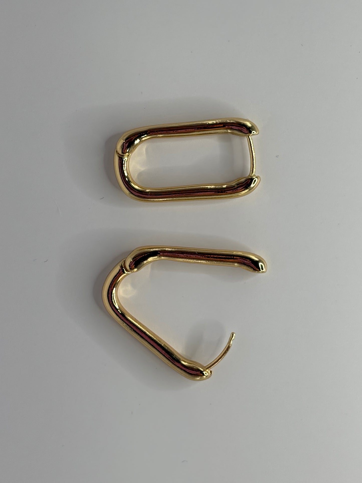 Simple Gold Hoop Earrings